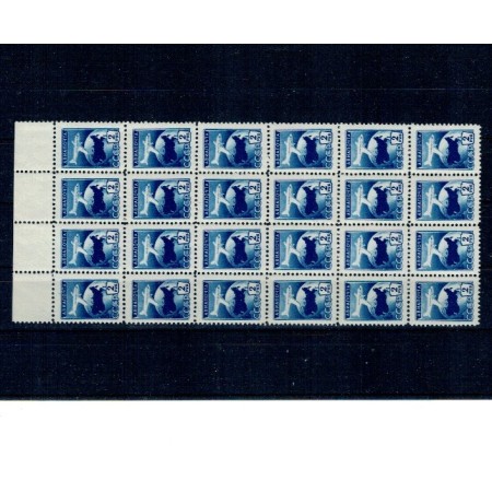 URSS 1955 - Posta Aeriana, avion, Mi.No.1762C bloc de 24 marci neuzate URSS 1955 - Posta Aeriana, avion, Mi.No.1762C bloc de 24 marci neuzate