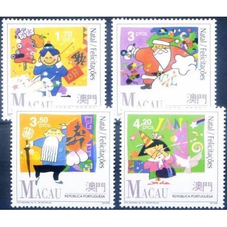 Macau 1991 - Craciun, serie neuzata