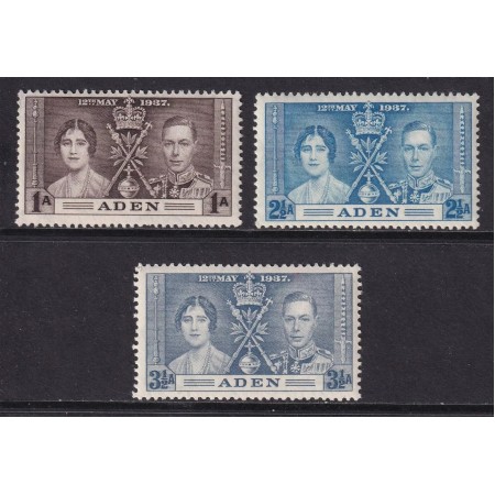 Aden 1937 - Coronation, serie neuzata