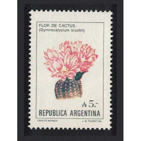 Argentina 1987 - Flori de cactus, neuzat