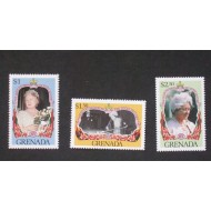 Grenada 1985 - Queen Mother, serie neuzata