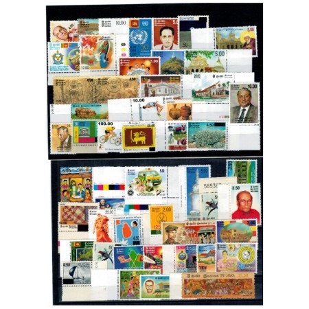 Sri Lanka - Lot timbre neuzate