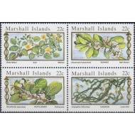 Marshall Islands 1985 - Plante medicinale, flora, serie neuzata