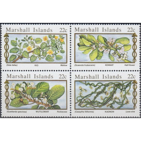 Marshall Islands 1985 - Plante medicinale, flora, serie neuzata Marshall Islands 1985 - Plante medicinale, flora, serie neuzata