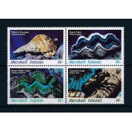 Marshall Islands 1986 - Fauna marina, crustacee si moluste, serie neuzata