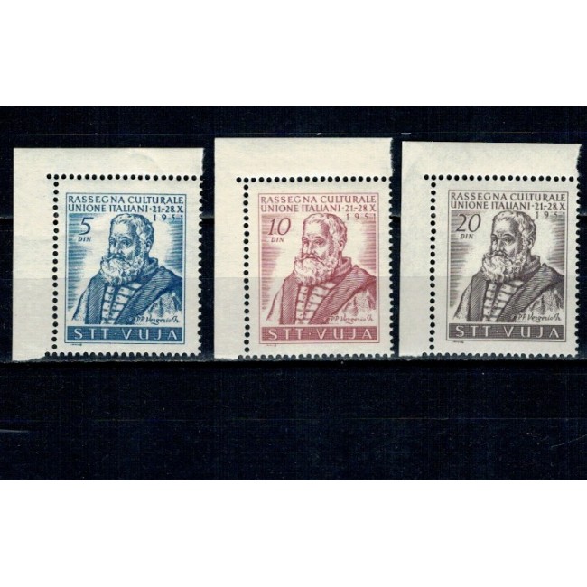 Trieste Zona B 1951 - Congresul Culturii Italiene, serie neuzata Trieste Zona B 1951 - Congresul Culturii Italiene, serie neuzata