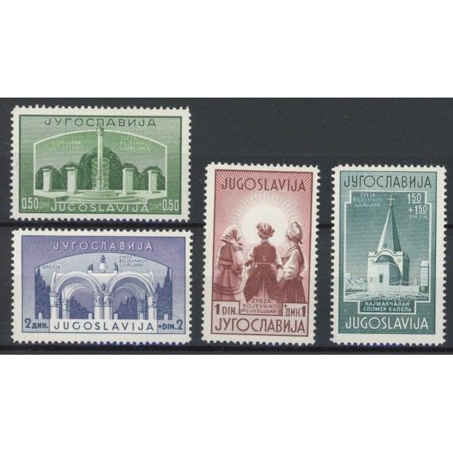 Iugoslavia 1941 - Pentru veteranii de razboi, serie neuzata Iugoslavia 1941 - Pentru veteranii de razboi, serie neuzata