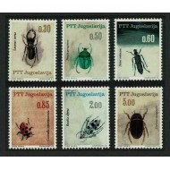Iugoslavia 1966 - Insecte, fauna, serie neuzata