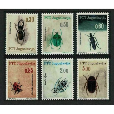 Iugoslavia 1966 - Insecte, fauna, serie neuzata Iugoslavia 1966 - Insecte, fauna, serie neuzata