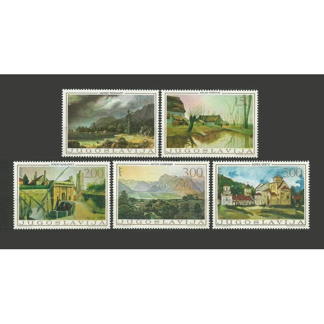 Iugoslavia 1968 - Pictura, arta, serie neuzata