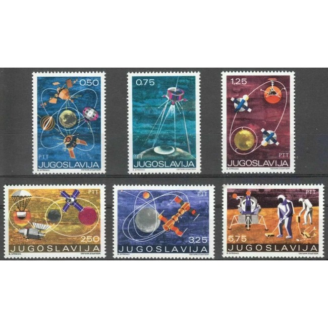 Iugoslavia 1971 - Cosmonautica, serie neuzata