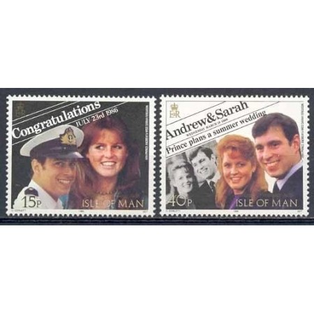 Isle of Man 1986 - Royal Wedding, serie neuzata Isle of Man 1986 - Royal Wedding, serie neuzata