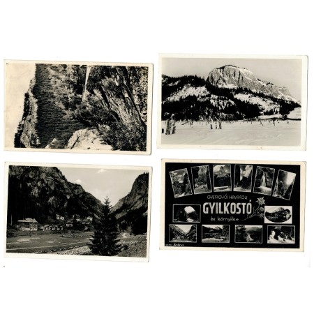 Muntii Gurghiu anii 1940 - Lot 4 carti postale ilustrate Muntii Gurghiu anii 1940 - Lot 4 carti postale ilustrate