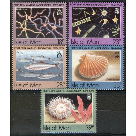 Isle of Man 1992 - Biologie marina, fauna, serie neuzata Isle of Man 1992 - Biologie marina, fauna, serie neuzata