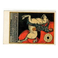 Germania 1914 - Tir, carte postala ilustrator, emisiune privata, circulata