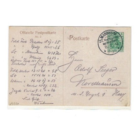 Germania 1914 - Tir, carte postala ilustrator, emisiune privata, circulata Germania 1914 - Tir, carte postala ilustrator, emisiune privata, circulata