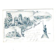 Horn (Germania) 1901 - Ilustrata litho, circulata