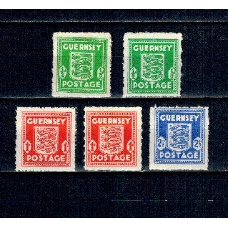 Guernsey, ocupatia germana 1941 - Uzuale, stema, serie nestampilata Guernsey, ocupatia germana 1941 - Uzuale, stema, serie nestampilata