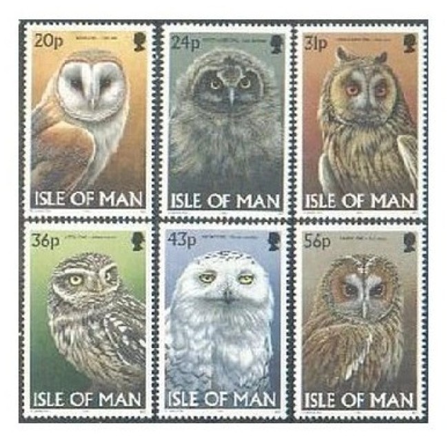 Isle of Man 1997 - Bufnite, păsări, serie neuzata