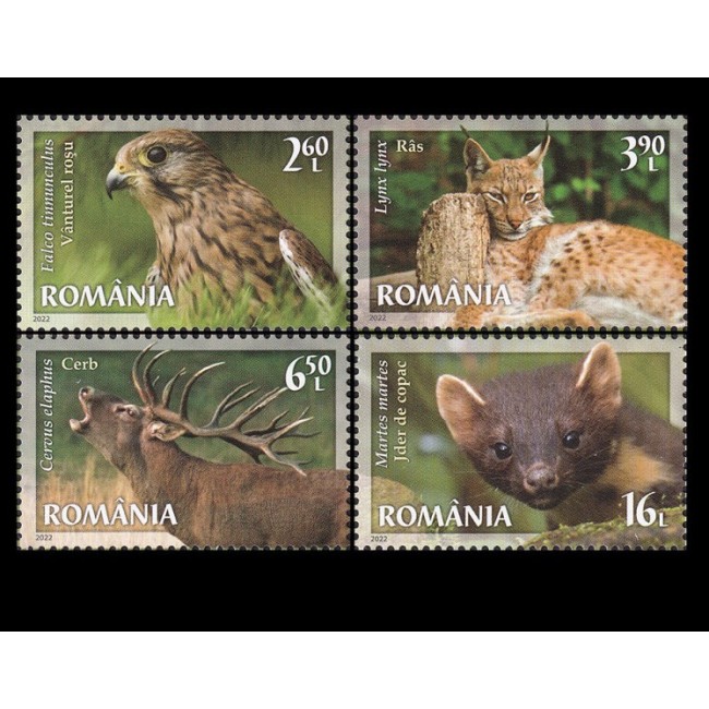 2022 - Parcuri Nationale din Romania, Parcul Calimani, fauna, animale, serie neuzata 2022 - Parcuri Nationale din Romania, Parcul Calimani, fauna, animale, serie neuzata