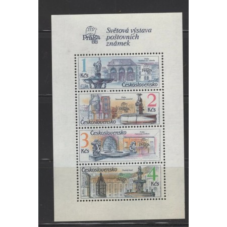 Cehoslovacia 1988 - Expo Praga, bloc neuzat