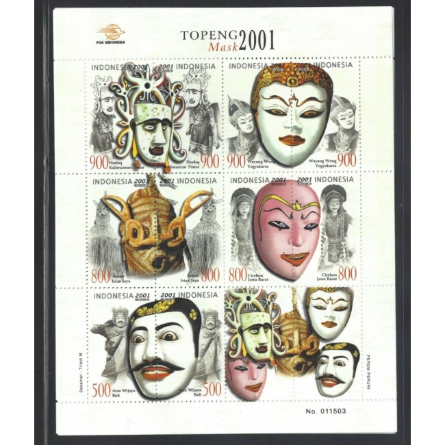 Indonesia 2001 - Masti, bloc neuzat