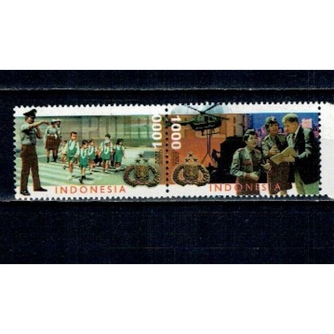 Indonesia 2001 - Politia nationala, serie neuzata