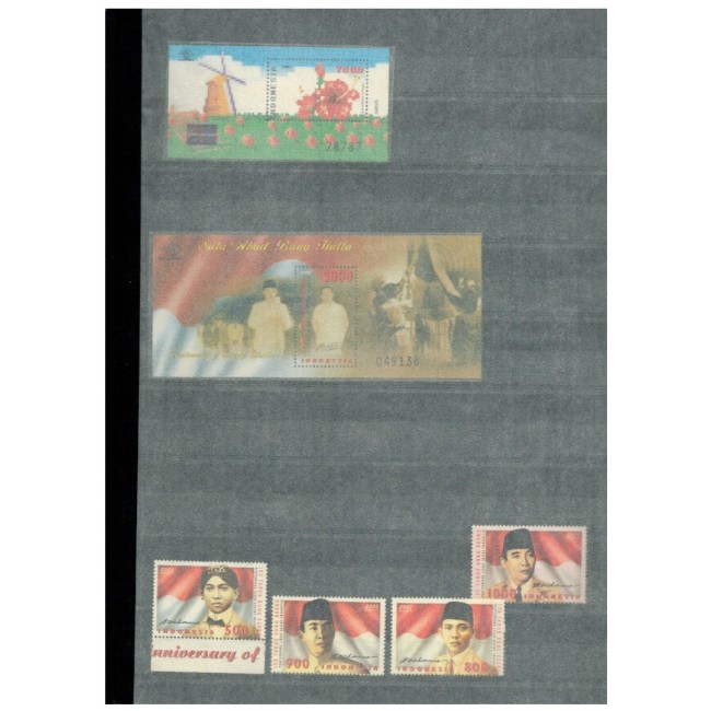 Indonesia - Colecție timbre si colite in clasor Indonesia - Colecție timbre si colite in clasor