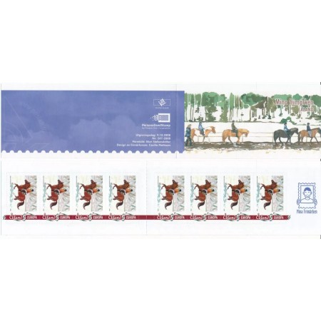 Aland (Finlanda) 2008 - Europa, cai, călărie, carnet timbre autocolant neuzat Aland (Finlanda) 2008 - Europa, cai, călărie, carnet timbre autocolant neuzat