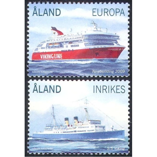 Aland (Finlanda) 2009 - Feriboturi, vapoare, navigație, transport, serie neuzata Aland (Finlanda) 2009 - Feriboturi, vapoare, navigație, transport, serie neuzata