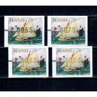 Aland (Finlanda) 2009 - Veliere, transport, navigatie, marci de automat, neuzate