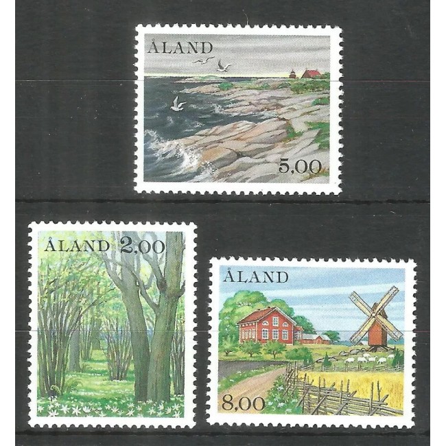 Aland (Finlanda) 1985 - Peisaje, vederi, serie neuzata Aland (Finlanda) 1985 - Peisaje, vederi, serie neuzata