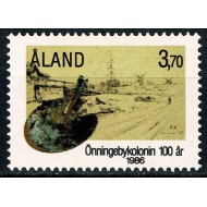 Aland (Finlanda) 1986 - Pictura, arta, Colonia de Artisti Önningeby, neuzat
