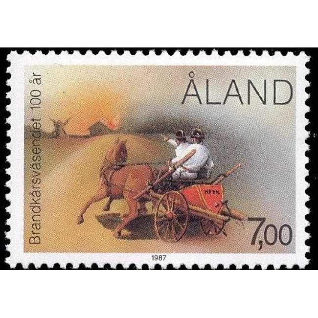 Aland (Finlanda) 1987 - Pompieri, neuzat Aland (Finlanda) 1987 - Pompieri, neuzat