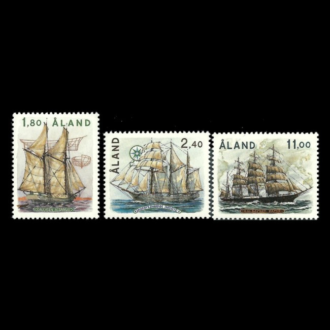 Aland (Finlanda) 1988 - Vapoare, veliere, navigație, serie neuzata Aland (Finlanda) 1988 - Vapoare, veliere, navigație, serie neuzata