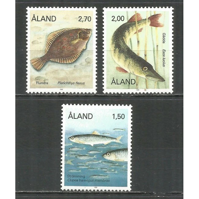 Aland (Finlanda) 1990 - Pesti, fauna, serie neuzata Aland (Finlanda) 1990 - Pesti, fauna, serie neuzata