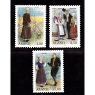 Aland (Finlanda) 1993 - Costume tradiționale, port popular, serie neuzata
