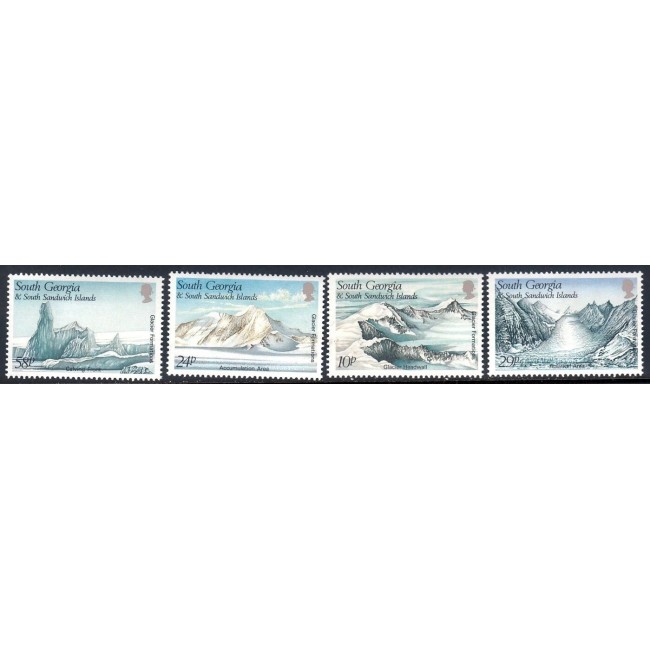 South Georgia 1989 - Ghețari, serie neuzata South Georgia 1989 - Ghețari, serie neuzata