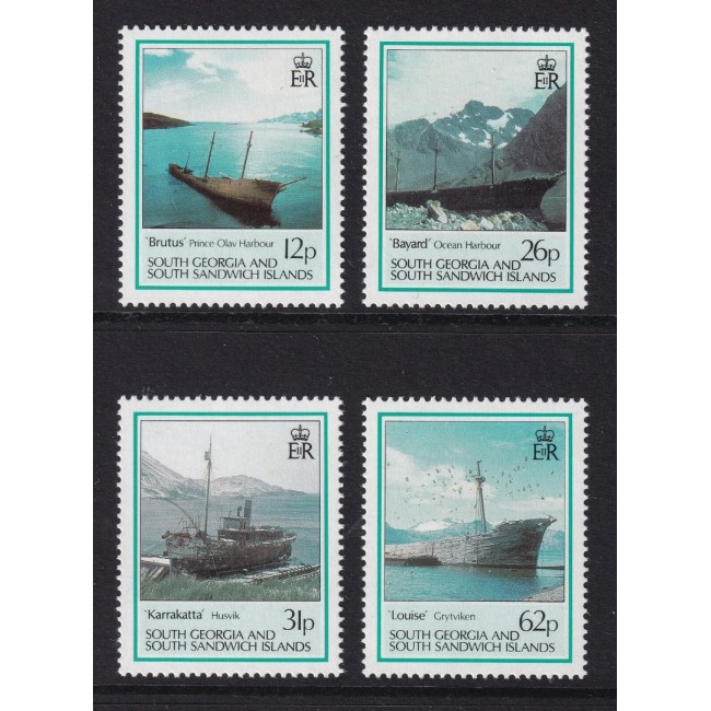 South Georgia 1990 - Naufragii, vapoare, serie neuzata South Georgia 1990 - Naufragii, vapoare, serie neuzata