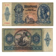 Ungaria 1941 - 20 pengo, circulata