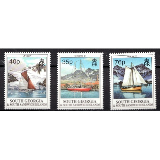 South Georgia 1995 - Yachturi, navigație, serie neuzata South Georgia 1995 - Yachturi, navigație, serie neuzata