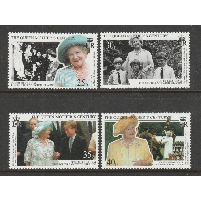 South Georgia 1999 - Regina Mama, regalitate britanica, serie neuzata South Georgia 1999 - Regina Mama, regalitate britanica, serie neuzata