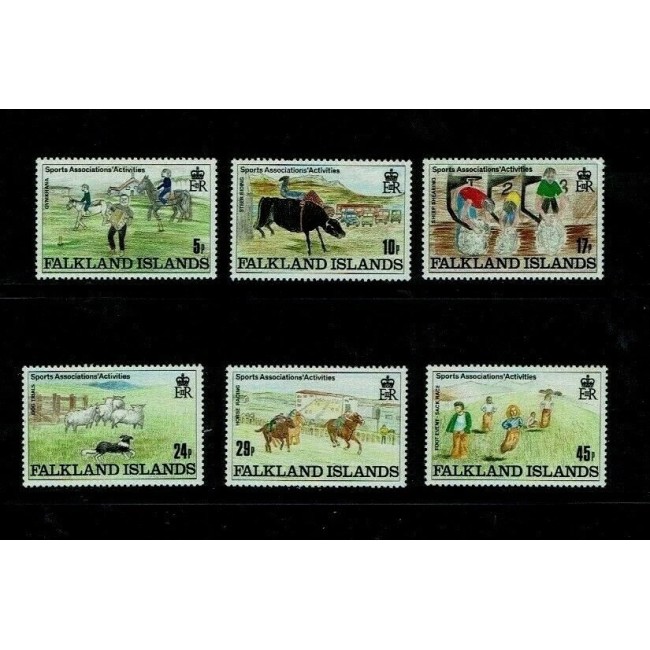 Falkland Islands 1989 - Activități sportive, serie neuzata Falkland Islands 1989 - Activități sportive, serie neuzata
