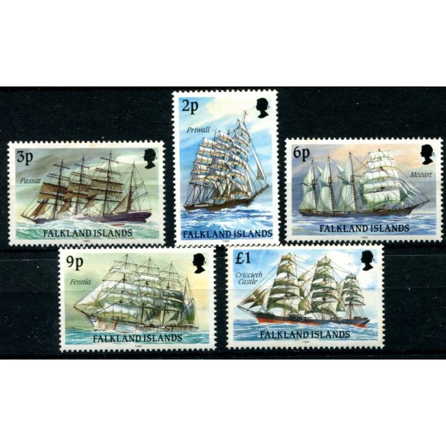 Falkland Islands 1991 - Vapoare, navigație, serie neuzata Falkland Islands 1991 - Vapoare, navigație, serie neuzata