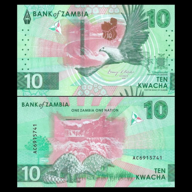 Zambia 2024 - 10 kwacha UNC Zambia 2024 - 10 kwacha UNC