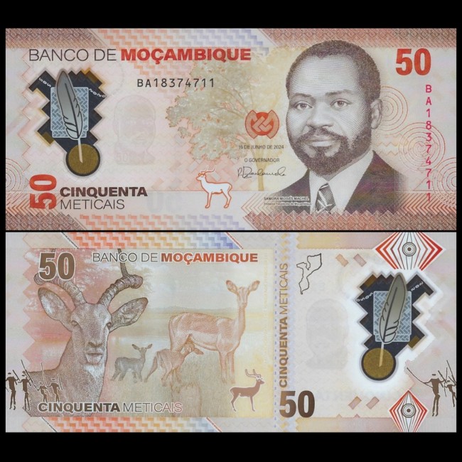 Mozambique 2024 - 50 meticais UNC Mozambique 2024 - 50 meticais UNC