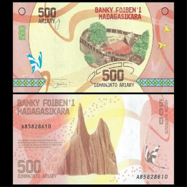 Madagascar 2024 - 500 ariary UNC Madagascar 2024 - 500 ariary UNC