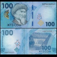 Kyrgyzistan 2023 - 100 som UNC