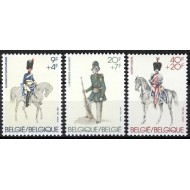 Belgia 1981 - Uniforme militare, serie neuzata