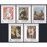 Cehoslovacia 1986 - Picturi, arta, serie neuzata